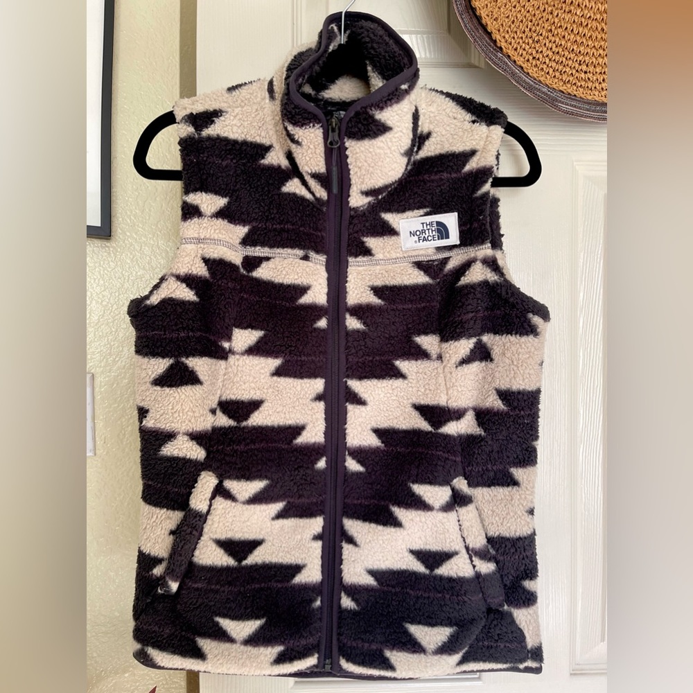 The North Face Campshire Aztec Fleece Vest Small VGUC